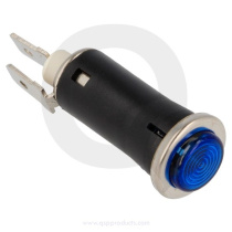 Varningslampa Blå - 12v-Lampa / Chromad Bas QSP Products